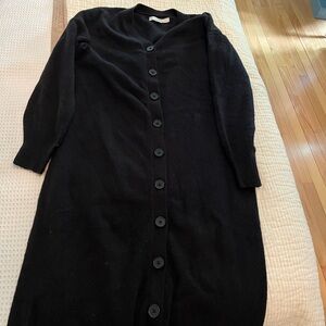 Loft black sweater dress